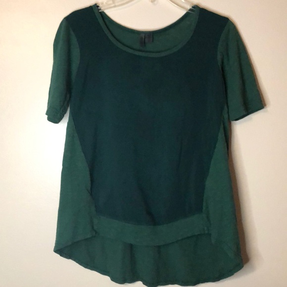 Anthropologie Tops - $⬇️Anthropologie Left of Center Green High Low Top
